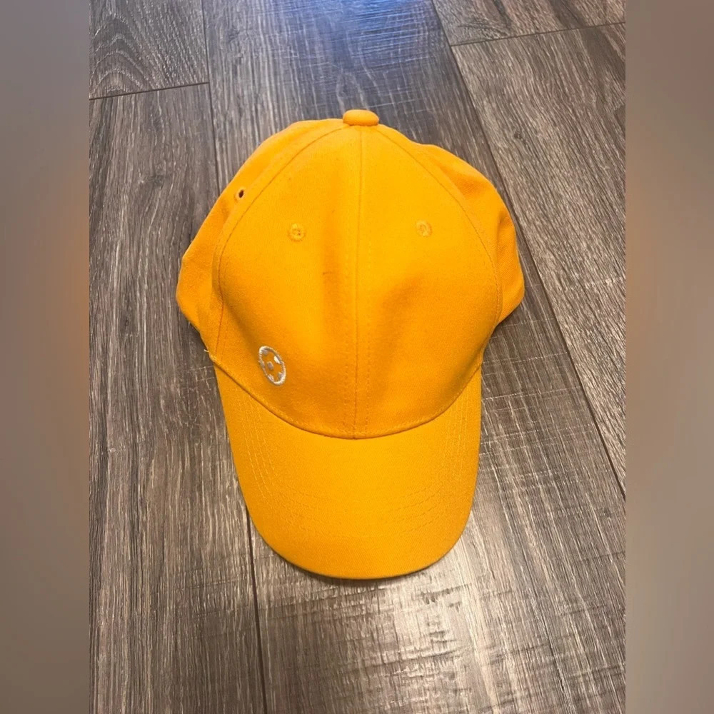 Soccer Shots Baseball Hat Kids Unisex Adjustable Orange T.D. Mills Strapback Cap